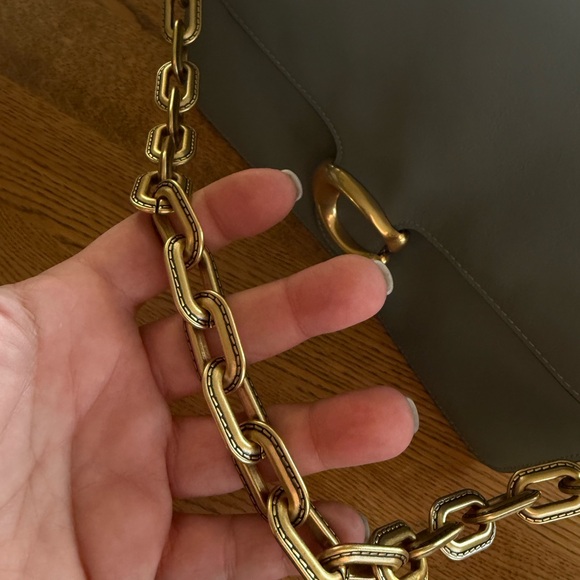 Coach Sage Green Tabby 30 Crossbody Bag with Gold Chain - Picture 3 of 14